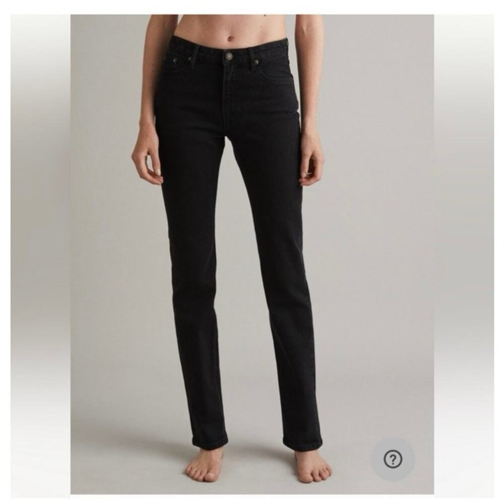 Jeanerica Straight Black Jeans size 28 / 34 HW005